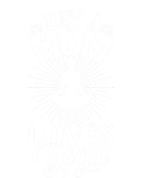 Just A Mom Who Loves Yoga Fitness Funny Mothers Day Gift Women's Tri-Blend 3/4-Sleeve Raglan Shirt