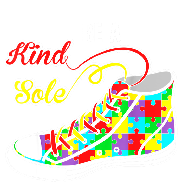 Be A Kind Sole Autism Awareness Puzzle Shoes Be Kind Gifts Tall Hoodie