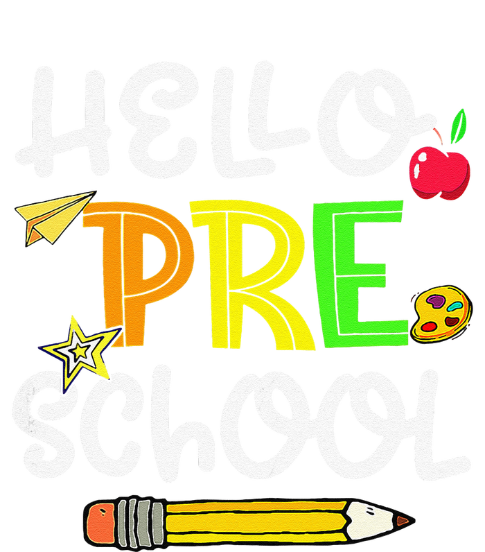 Hello Preschool Teacher First Day Funny Back To School Cooling Performance Crew T-Shirt