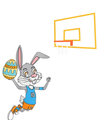 Funny Easter Egg Bunny Dunk Basketball Game Easter Women's Perfect Tri Rocker Tank