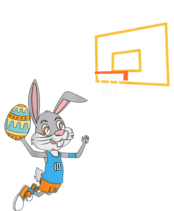 Funny Easter Egg Bunny Dunk Basketball Game Easter Women's Perfect Tri Rocker Tank