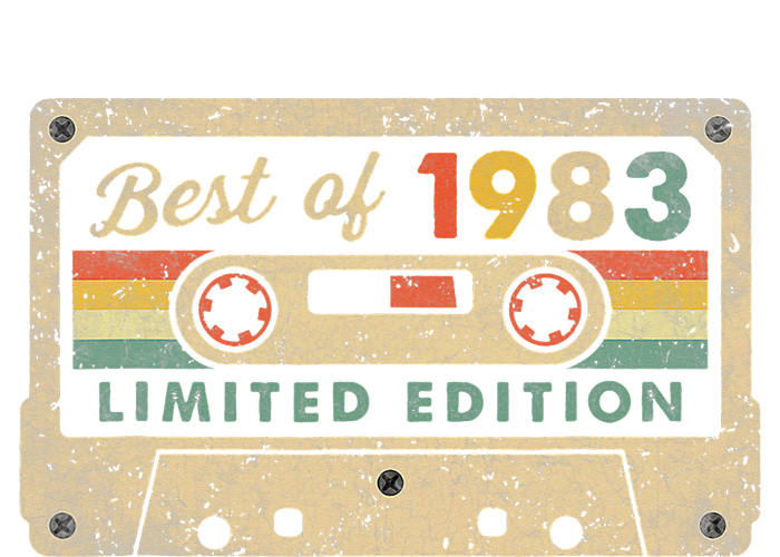 40th Birthday 40 Years Old Best Of 1983 Vintage 80s Cassette Kids T-Shirt