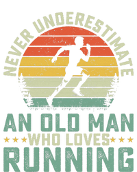 Never Underestimate An Old Man Who Loves Running Runner T-Shirt