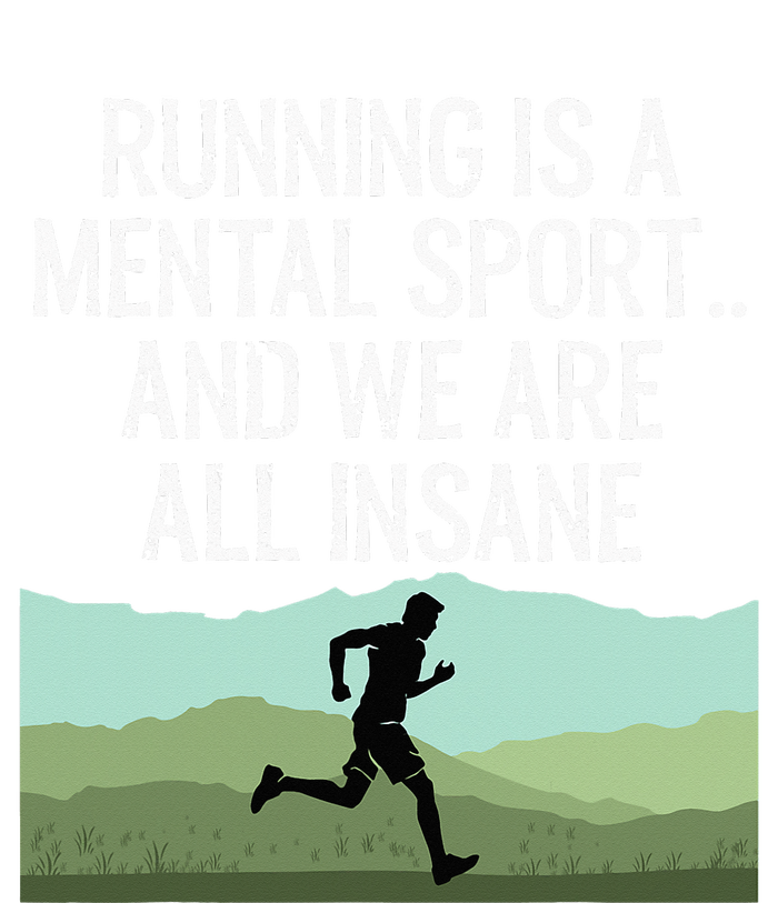 Funny Cross Country Running Is Insane V-Neck T-Shirt