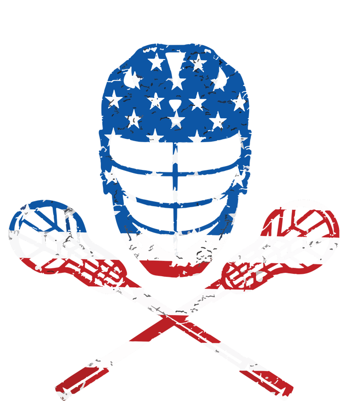 Lacrosse American Flag Lax Helmet Sticks 4th Of July Gifts Grommeted Golf Towel