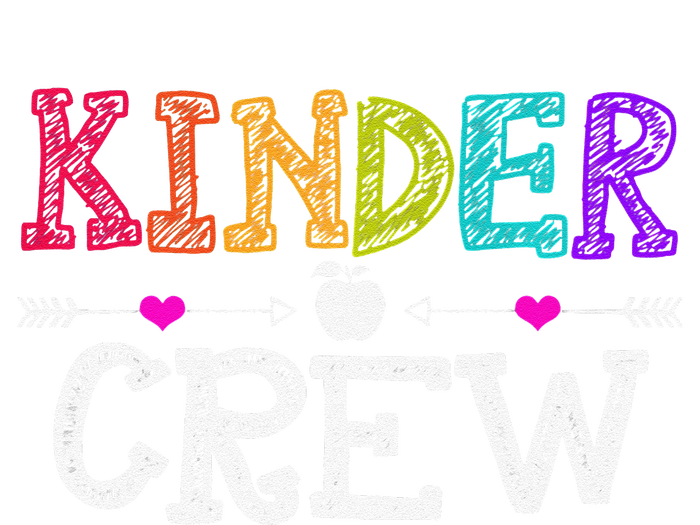 Kinder Crew Funny Kindergarten Teacher Last Day Of School T-Shirt