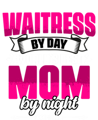 Awesome Waitress By Day World's Best Mom By Night Waitstaff Gift Kids Long Sleeve Shirt