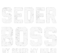 Passover Seder Boss My Rules Jewish Funny PESACH Matzah Cooling Performance Long Sleeve Crew