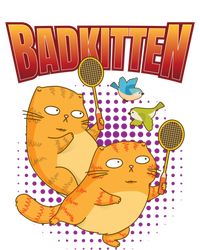 Badminton I Badkitten Cat I Badminton Racket Shuttlecock Gift Toddler Long Sleeve Shirt