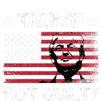 Trump Mug Shot, Trump Not Guilty Pro Trump Supporter Women's Knotted Racerback Tank