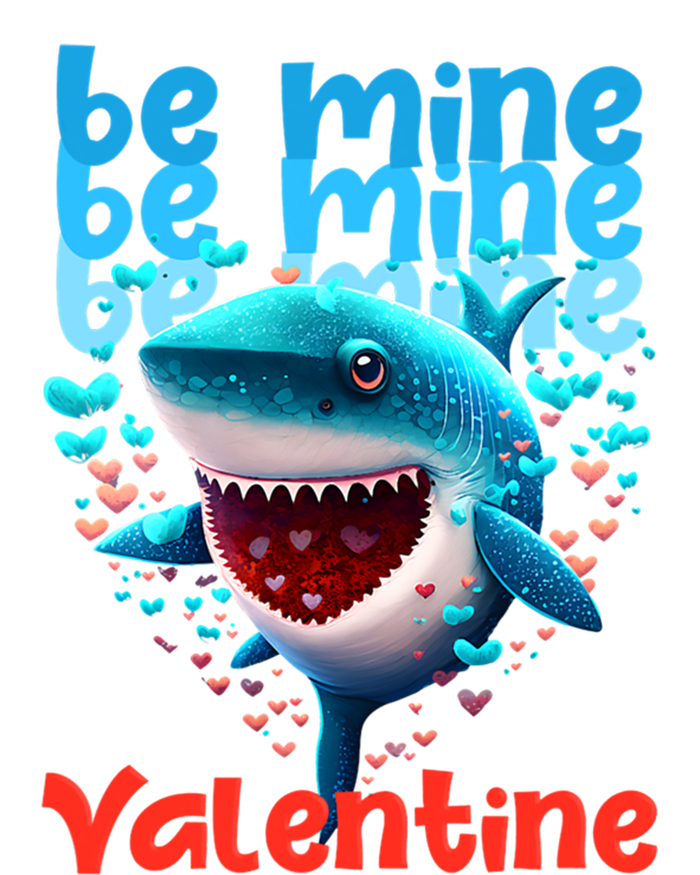 Be Mine Valentine Shark Valentine's Day Meaningful Gift Hoodie