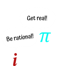 Be Rational Get Real Math Teacher Pi Mathematic Algebra Gift V-Neck T-Shirt