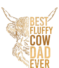 Best Fluffy Cow Dad Ever Scottish Highland Cow Breeder Dry Zone Grid Polo