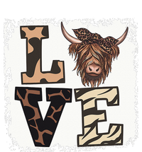 Bleached Love Highland Cow Scottish Leopard Bandana Heifer T-Shirt