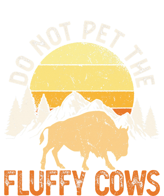 Funny Buffalo Bison Do Not Pet The Fluffy Cow Sustainable Beanie