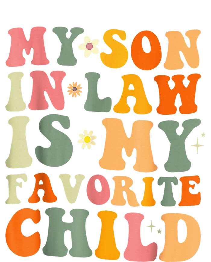 My Son In Law Is My Favorite Child Funny Family Humor Retro (1) Women's Racerback Tank