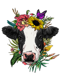 Floral Cow Spring Nature Lovers animal T-Shirt