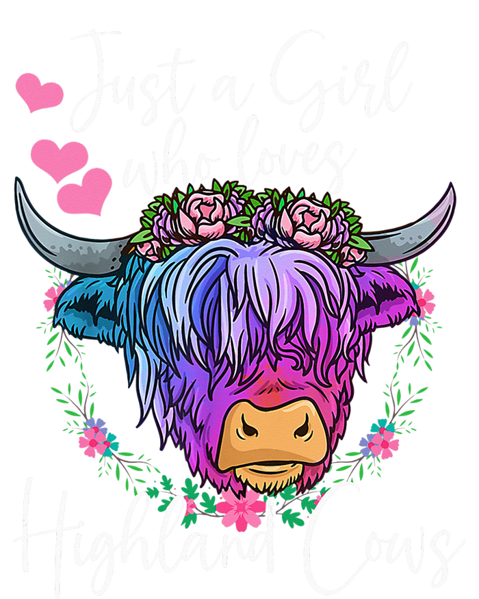 Just a Who Loves Highland Cows gift farmer T-Shirt