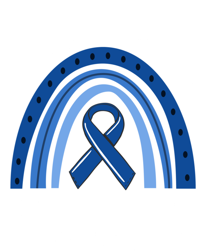 We Wear Dark Blue Colon Cancer Awareness Matching Family Gift Tank Top