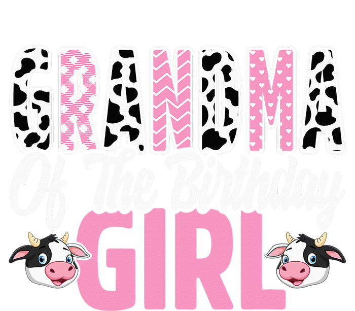 Grandma Of The Birthday Cow Family gift for Farmer Performance Sprint T-Shirt