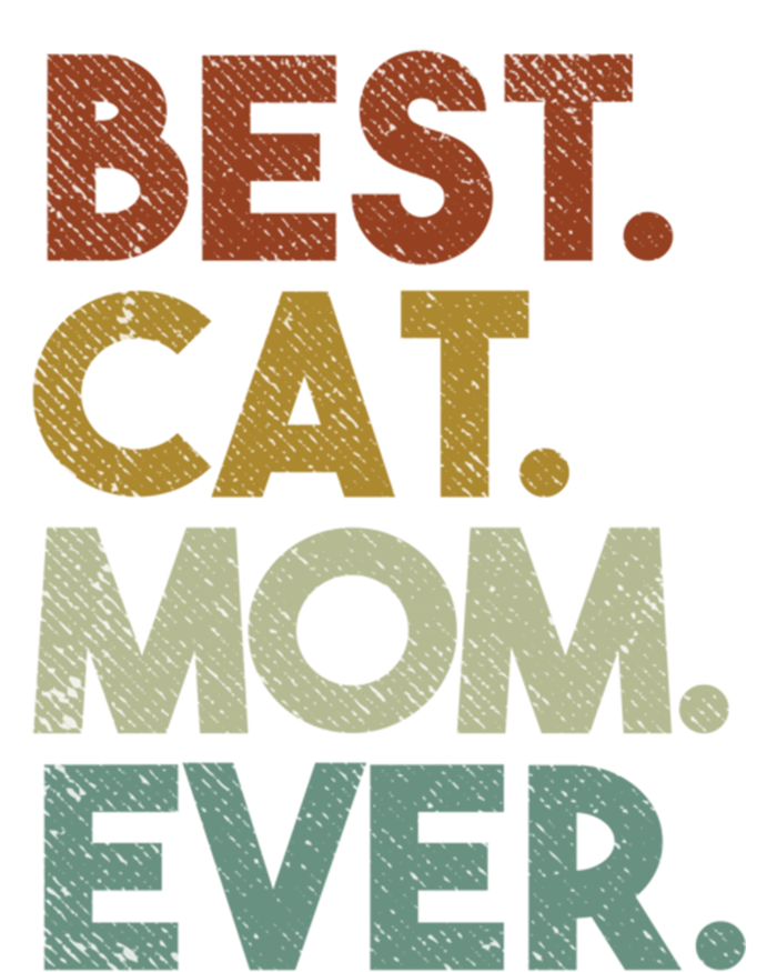 Best Cat Mom Ever Retro Crazy Cat Lady Gift Kids Long Sleeve Shirt