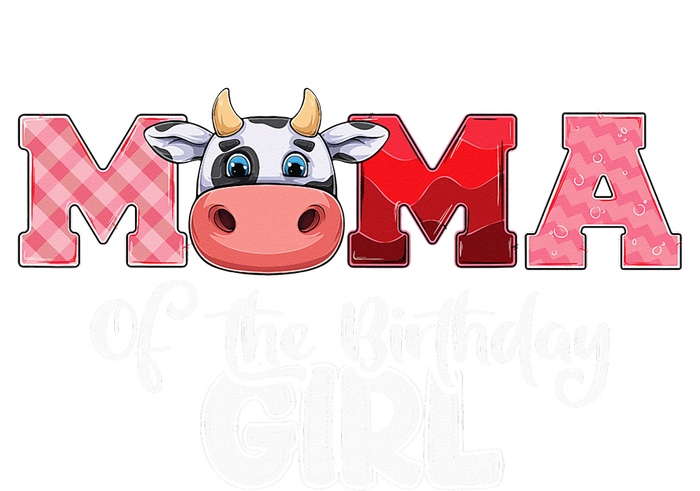 Mama of The Birthday Cow Family Cow Farm Matching Cooling Performance Crew T-Shirt