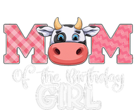 Mom of The Birthday Cow Family Cow Farm Matching High Crown Mesh Back Trucker Hat