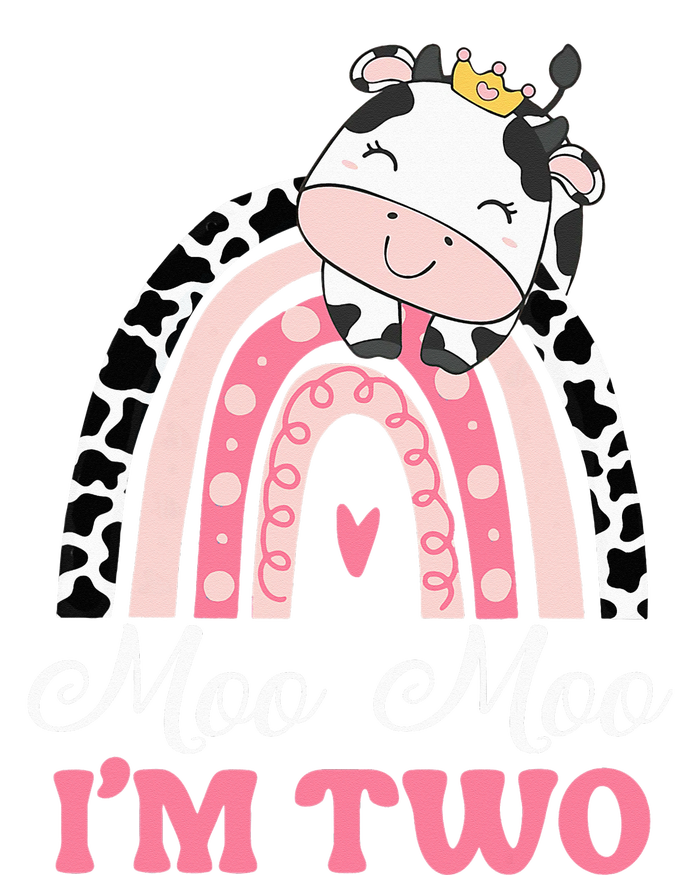 Moo Moo Im Two Birthday Outfit 2nd Bday T-Shirt