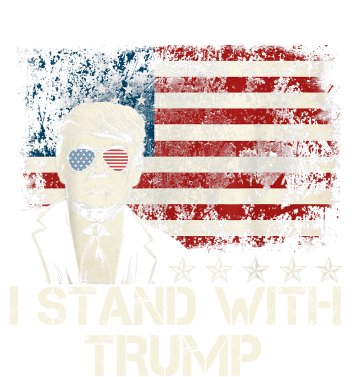 I Stand With Trump Pro Trump Supporter Free Trump T-Shirt