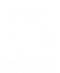 Compost Proof Of Life After Death Composting Gift Women's Tri-Blend 3/4-Sleeve Raglan Shirt