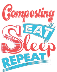 Composting Lovers Composting Eat Sleep Repeat Gift Ladies Long Sleeve Shirt