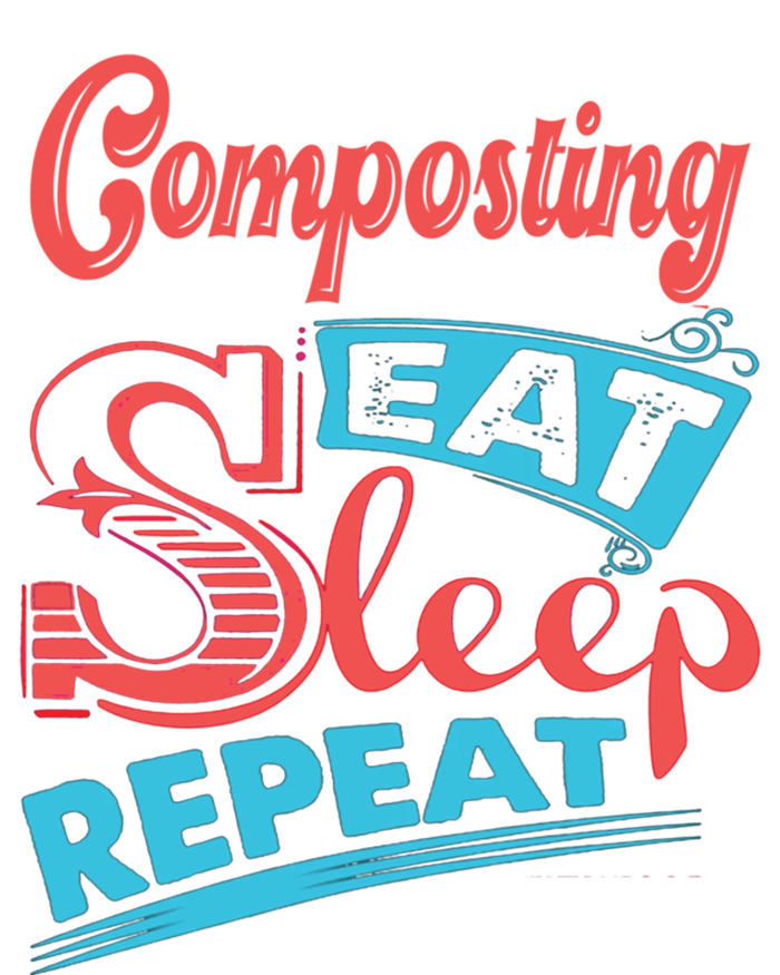 Composting Lovers Composting Eat Sleep Repeat Gift Ladies Long Sleeve Shirt