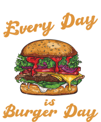 Every Day Is Burger Day Hamburger Fast Food Lover Meaningful Gift Pom Pom 12in Knit Beanie