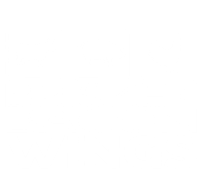 Funny Grill Brisket Bacon Wings Dad Fathers Day Gift T-Shirt