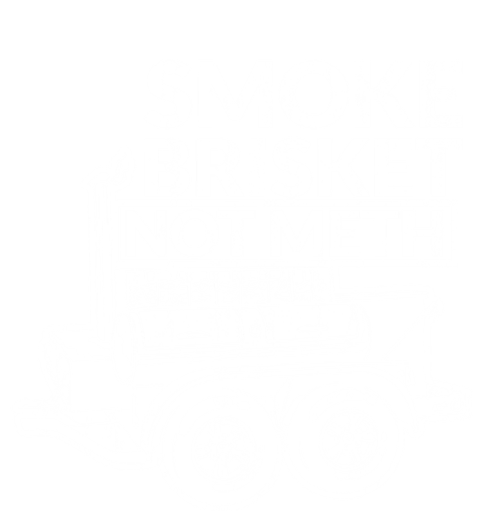 Funny Retro Bbq Smoking Meat Lover Gift Smoke Brisket Not Meth Funny Gift T-Shirt