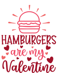 Hamburgers Are My Valentines Day And Gift Women's Flannel Pajama Set