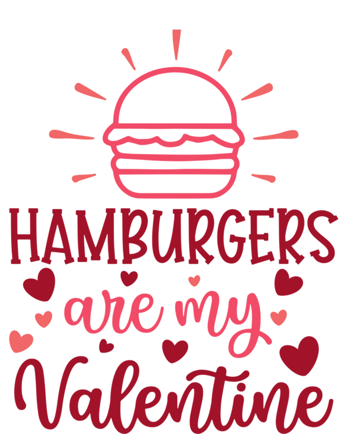 Hamburgers Are My Valentines Day And Gift Women's Flannel Pajama Set