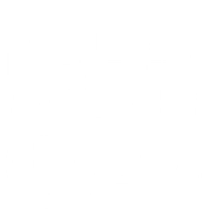 Happy Paperclip Day 29th May Paperclip Day Outfit Gift Tall Long Sleeve T-Shirt