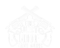 Just Wanna Have Guns Women's Crop Top Tee