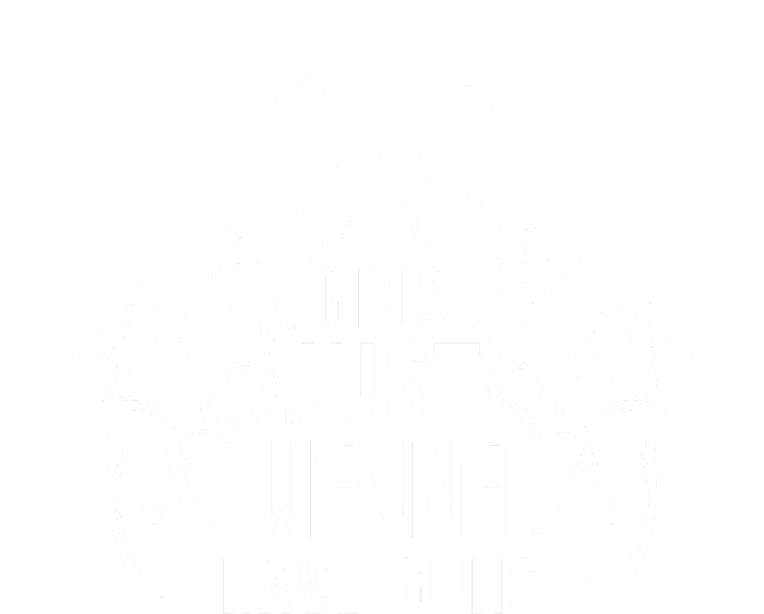 Just Wanna Have Guns Women's Crop Top Tee