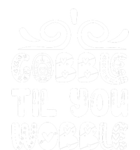 Gobble Til You Wobble Women's Knotted Racerback Tank