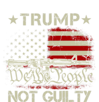 Trump Not Guilty, Free Trump We The People American Flag T-Shirt