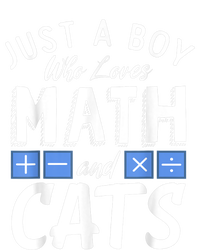 Just A Who Loves Math And Cats Funny Mathematics Bumper Sticker