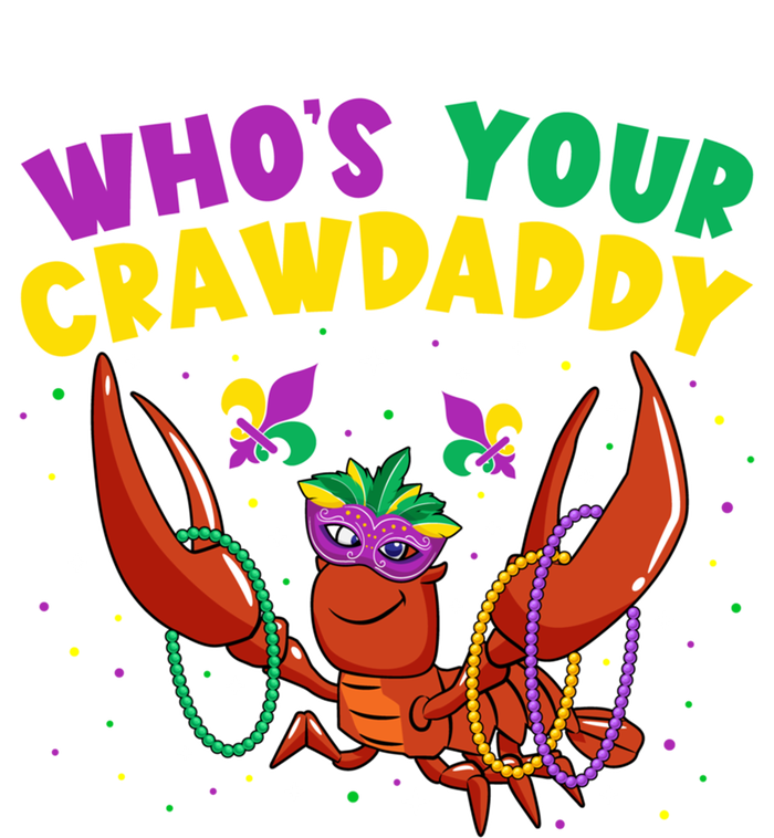 Who's Your Crawdaddy Crawfish Jester Beads Funny Mardi Gras Gift Premium T-Shirt