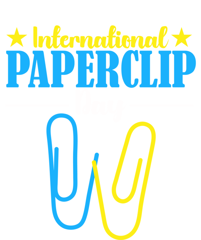 International Paperclip Day 29th May Papeclip Day Gift Tall Long Sleeve T-Shirt