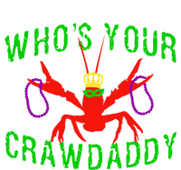 Who's Your Crawdaddy Funny Mardi Gras Crawfish Beads Meaningful Gift Women's Flannel Pajama Set