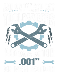 Machining On The 8th Day God Created Toolmaker Machinist Funny Gift Long Sleeve Shirt