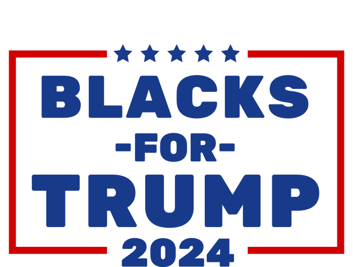 Black For Trump 2024 T-Shirt