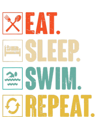 Swimmer Gift Eat Sleep Swim Repeat Swimming Toddler Fine Jersey T-Shirt