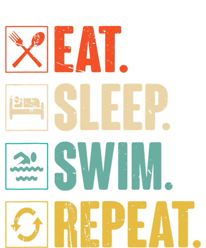 Swimmer Gift Eat Sleep Swim Repeat Swimming Toddler Fine Jersey T-Shirt